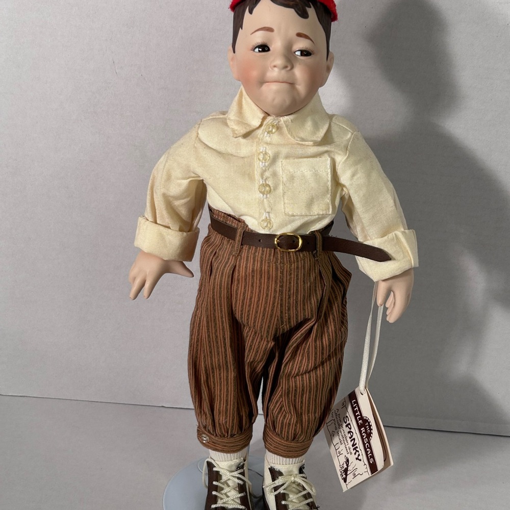 Vintage 1993 Little Rascals "Spanky" Porcelain Doll - Hamilton Collection